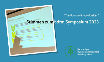 „Tue Gutes Und Rede Darüber“ – Stimmen Zum Nachhaltigkeitssymposium Des Bdfm