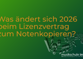 VG Musikedition verkündet Änderungen bei der Lizenzvergabe zum Noten kopieren